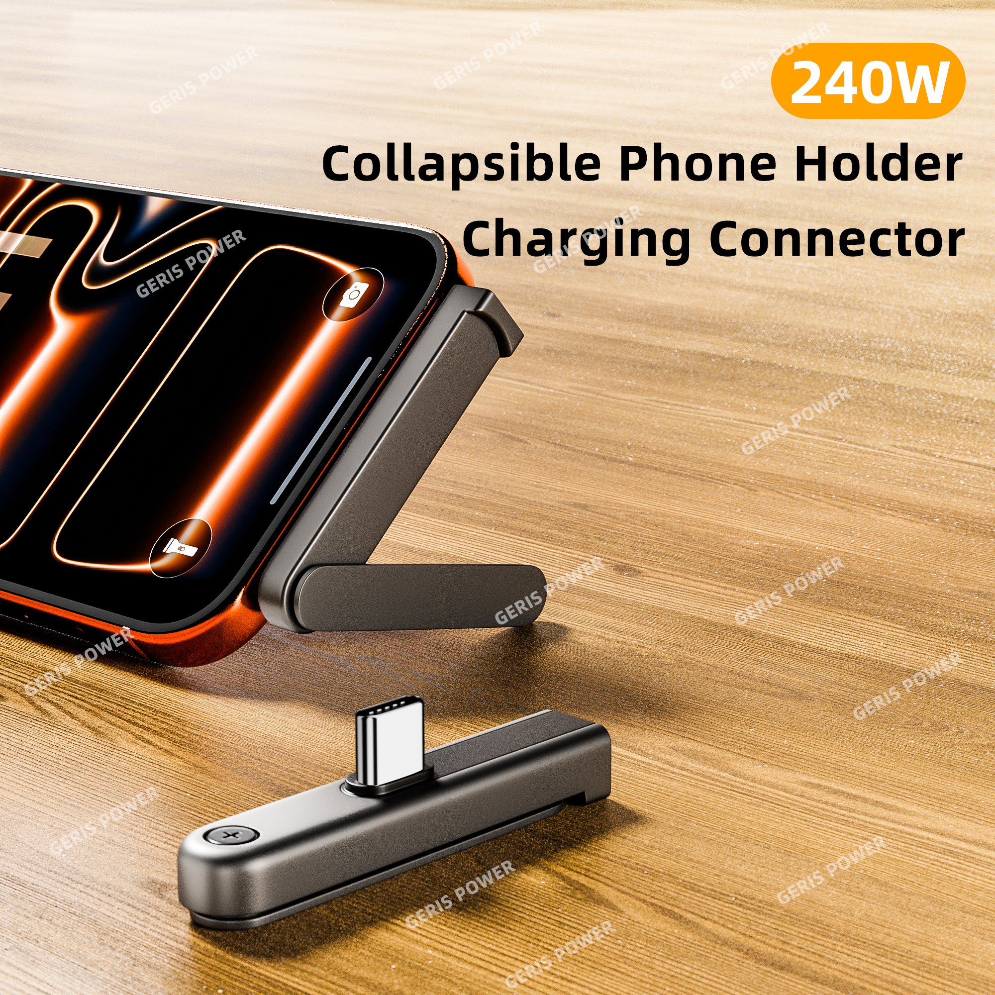Outdoor Usb Power Adapter - Portable C​ellphone Foldable Stand Holder 240W