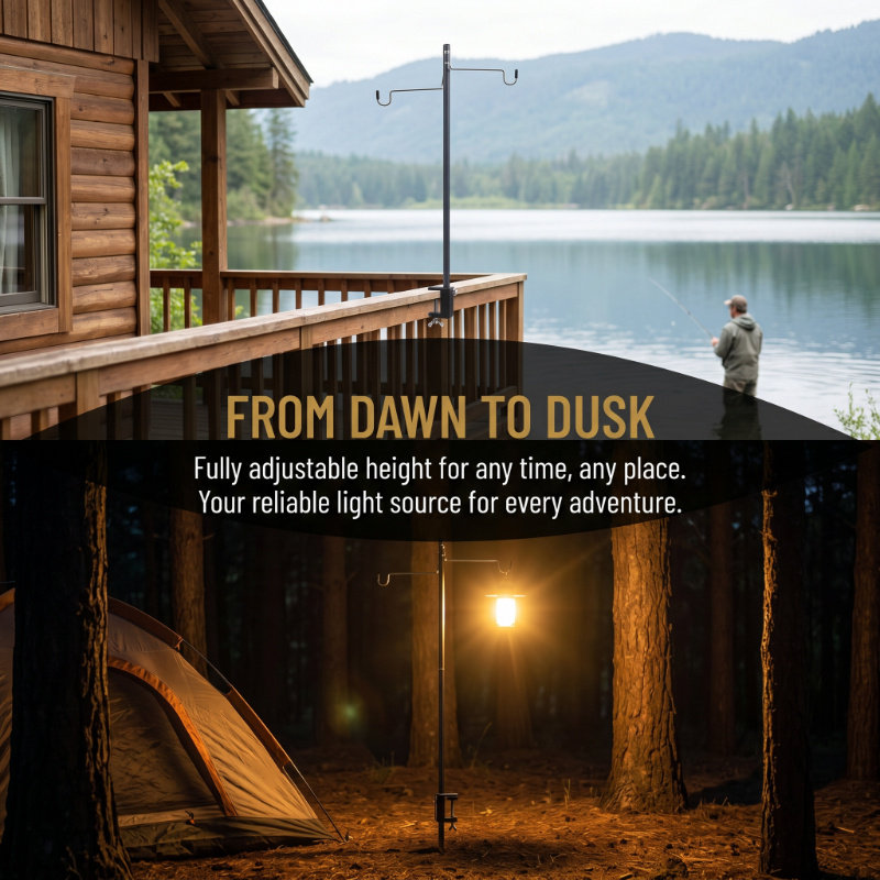 Outdoor Power Point - Ultra-light Aluminum Alloy 4-Section Folding Light