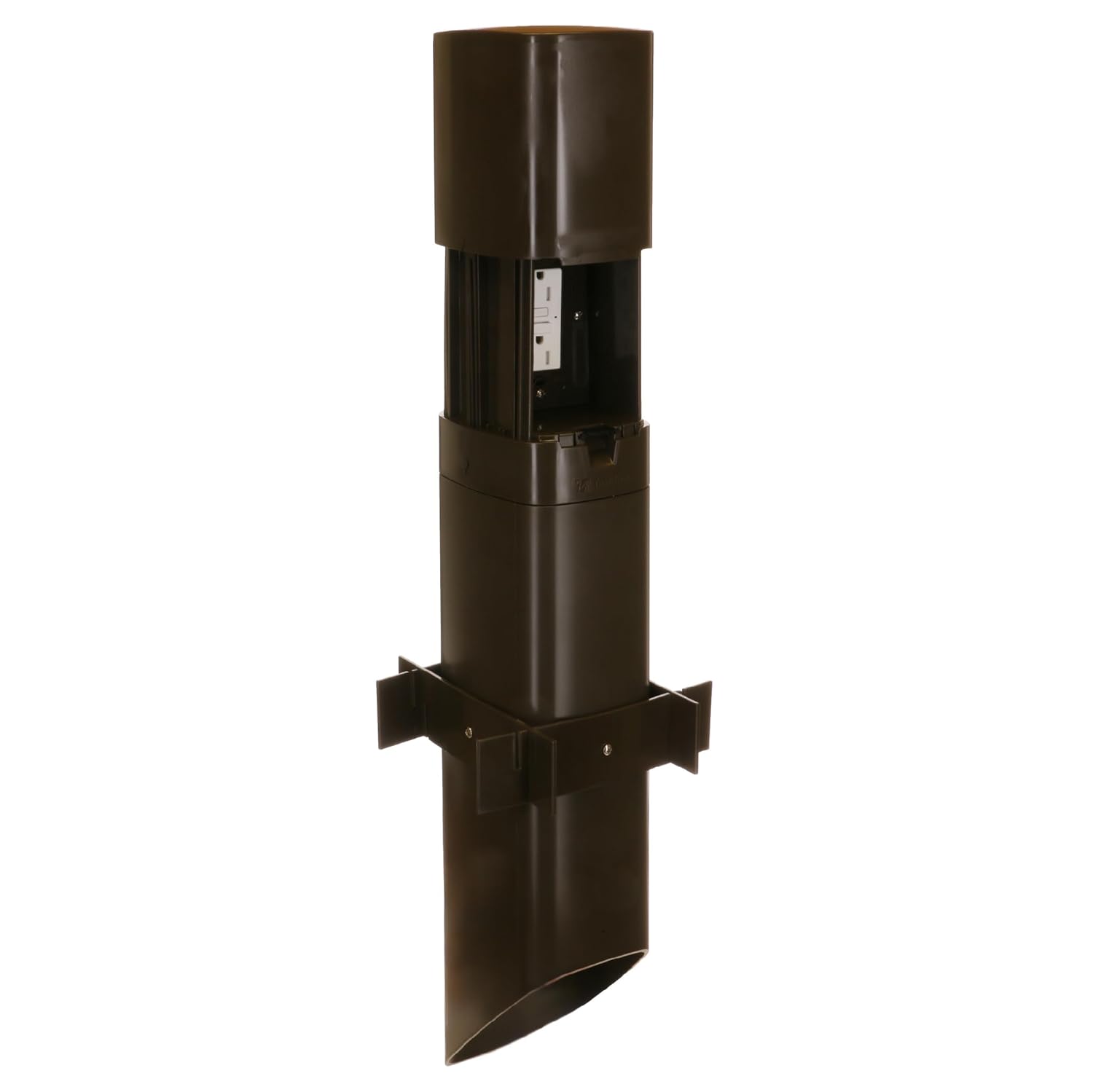 Outdoor Power Stake - Outdoor Comforts ParkPost 13-in. 1-Gang Bronze