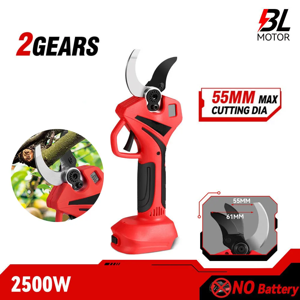 Lawn Mower Battery - 55mm Brushless Electric Scissors Cordless Pruning