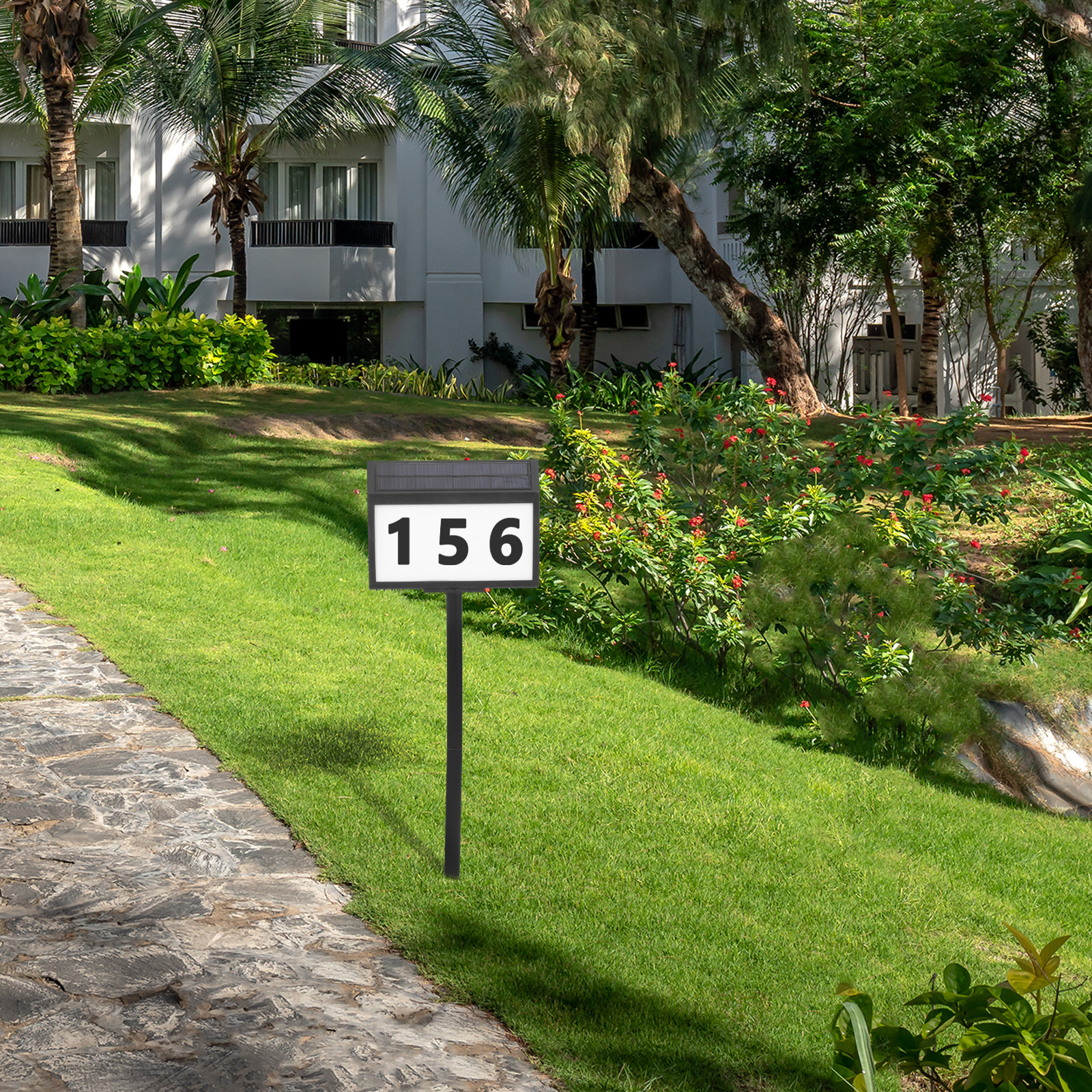 1 set 1 Set Led Solar Powered  - مراجعة Outdoor Powerwall وسعره