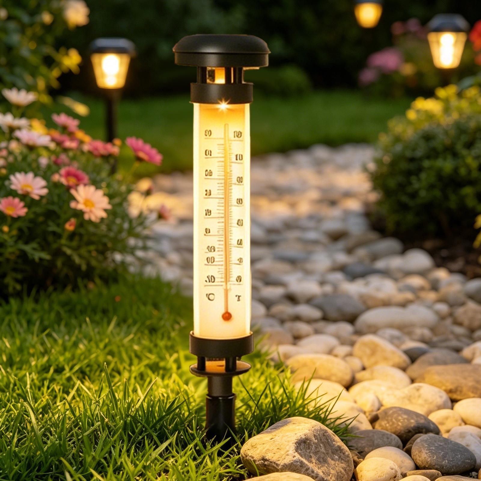Solar Lights Pathways Automati - مراجعة Outdoor Power Stake وسعره