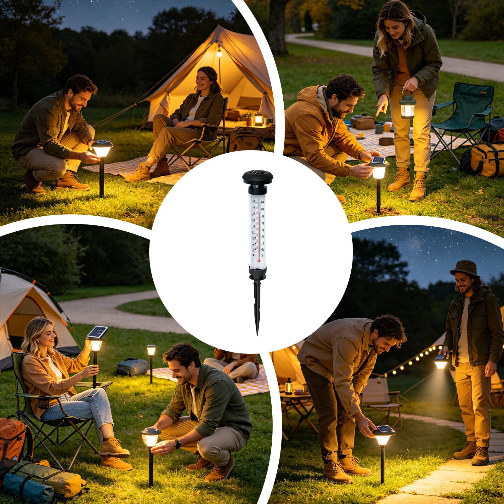 Solar Lights Pathways Automati - مراجعة Outdoor Power Stake وسعره