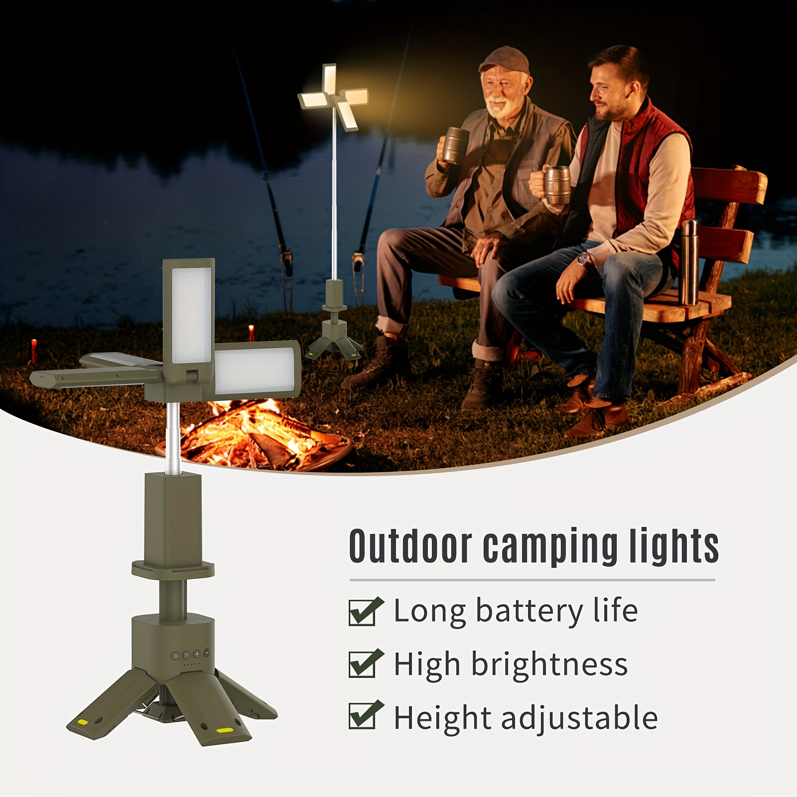Camping Lantern, 14000mAh Rech - مراجعة Outdoor Power Supply وسعره