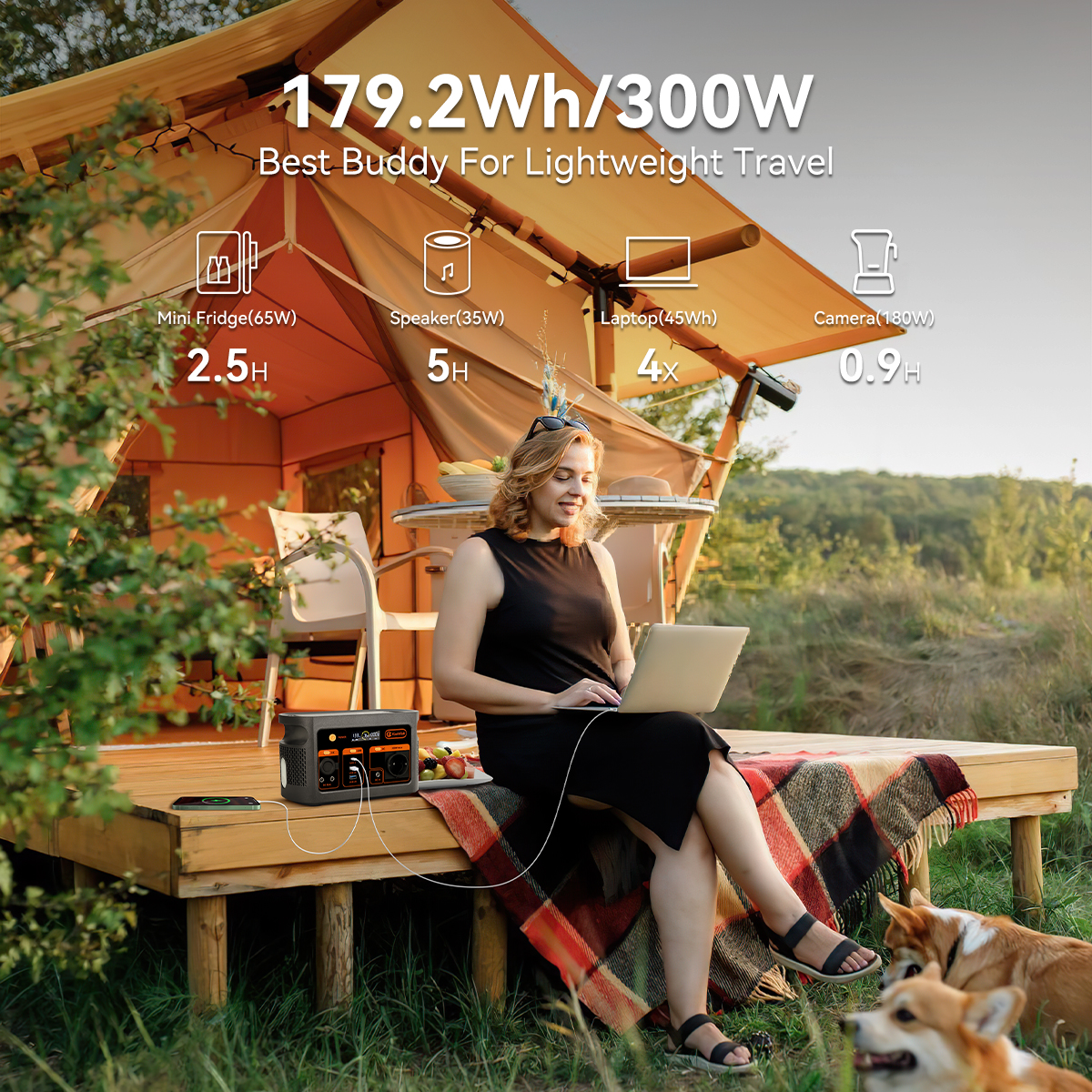 300W pure sine wave solar gene - مراجعة Outdoor Power Supply وسعره
