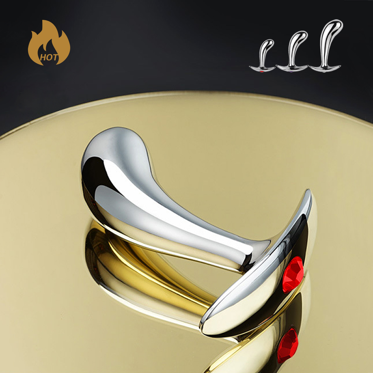 1Pcs, Metal thumb anal plug th - مراجعة Outdoor Power Point وسعره