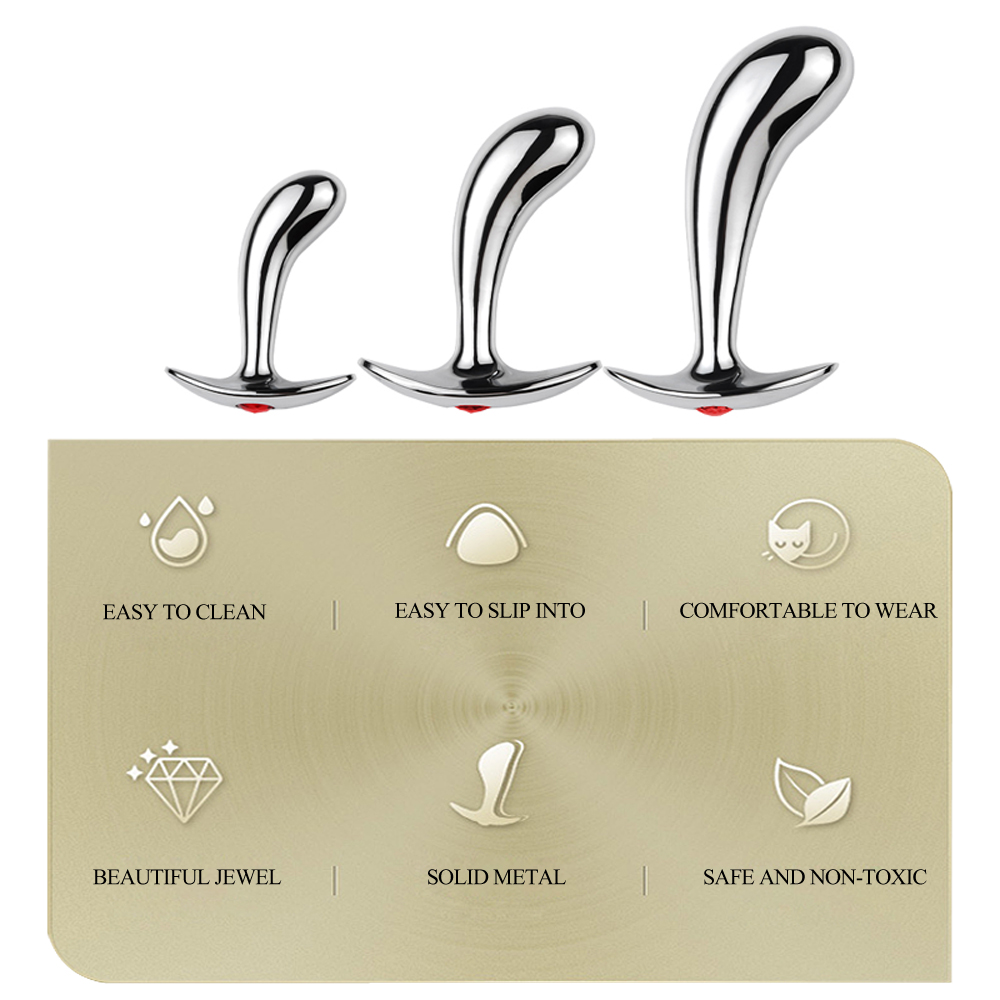 1Pcs, Metal thumb anal plug th - مراجعة Outdoor Power Point وسعره