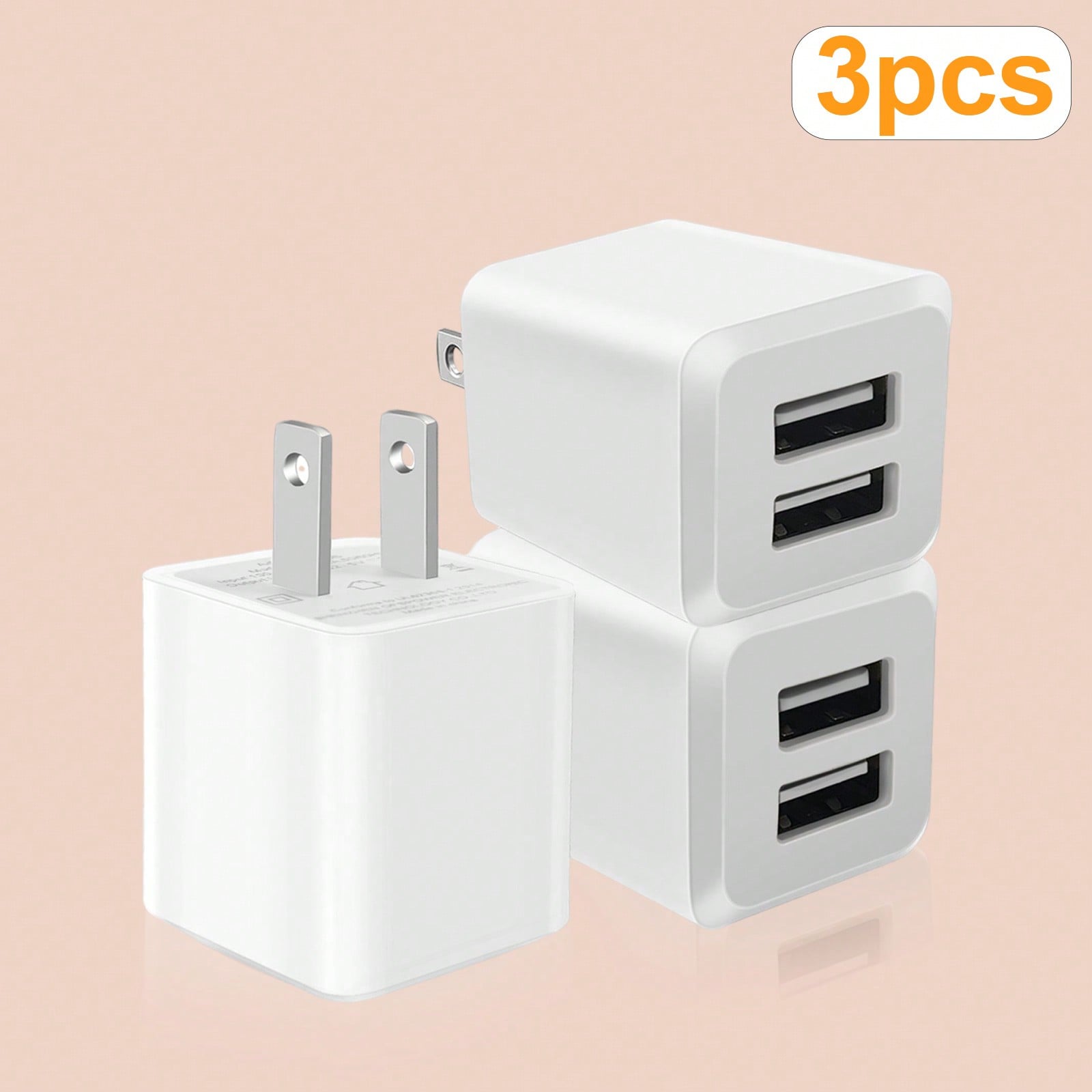 White US Plug Dual Port Fast C - مراجعة Outdoor Usb Power Adapter وسعره