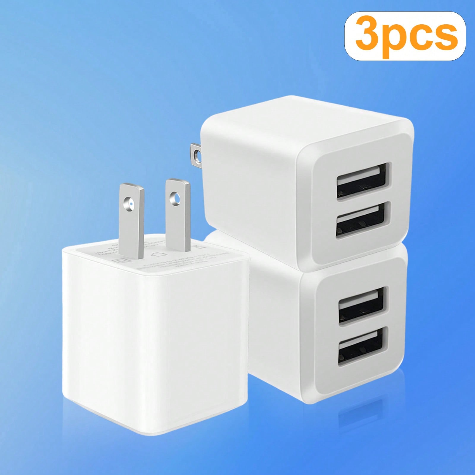 White US Plug Dual Port Fast C - مراجعة Outdoor Usb Power Adapter وسعره