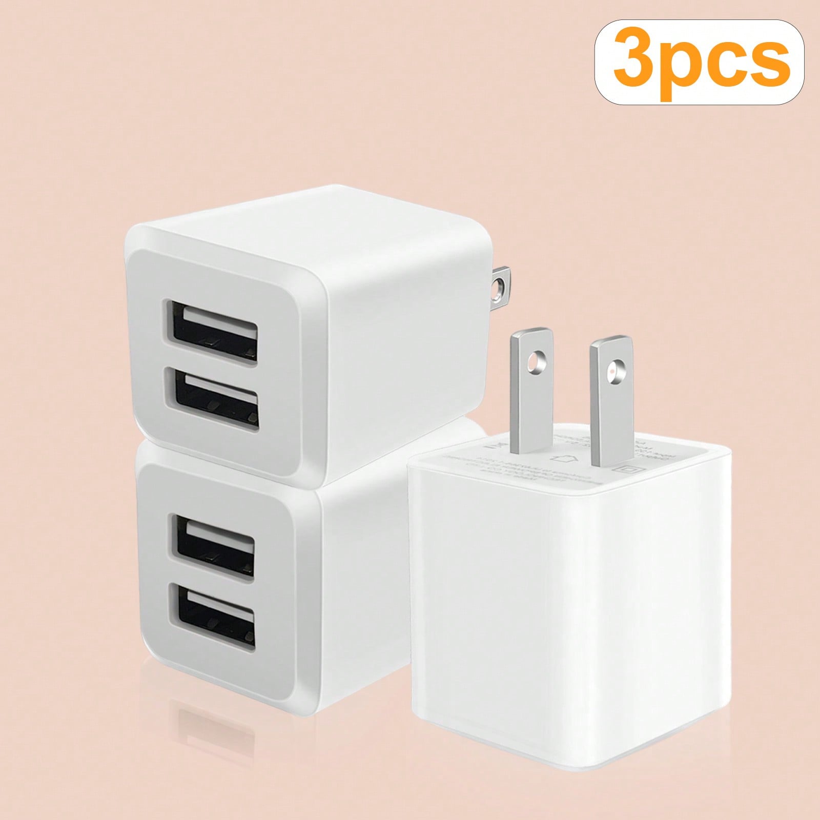 White US Plug Dual Port Fast C - مراجعة Outdoor Usb Power Adapter وسعره