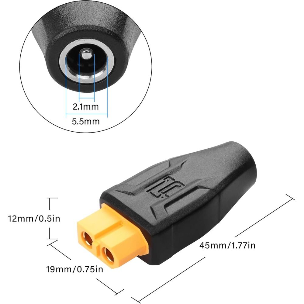 5525 7450 USB C to XT60 Adapte - مراجعة Outdoor Power Inc وسعره