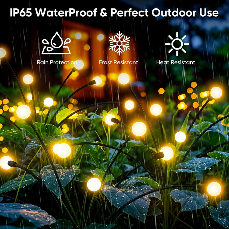 6/10 Light Solar Firefly Sway  - مراجعة Outdoor Power Stake وسعره