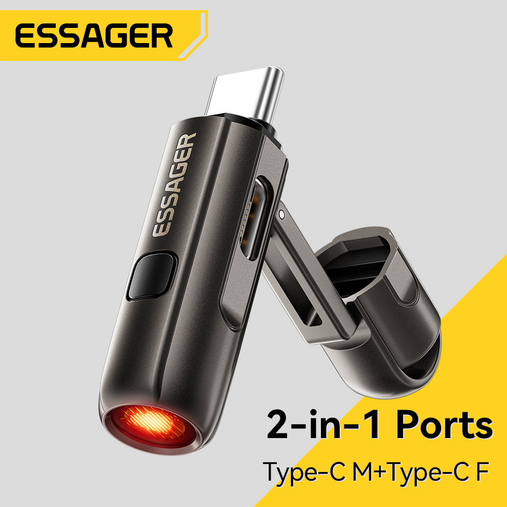 Essager 2 In 1 Type-C Mobile C - مراجعة Outdoor Usb Power Adapter وسعره