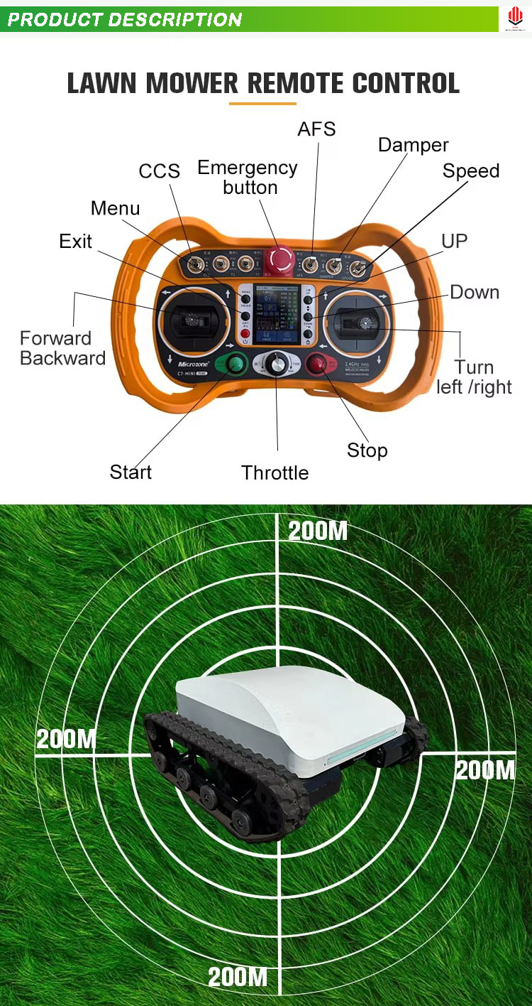 CE Certified Remote Control Li - مراجعة Lawn Mower Battery وسعره