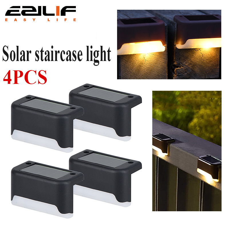 4PCS Solar Deck Light Outdoor  - مراجعة Outdoor Power Supply وسعره