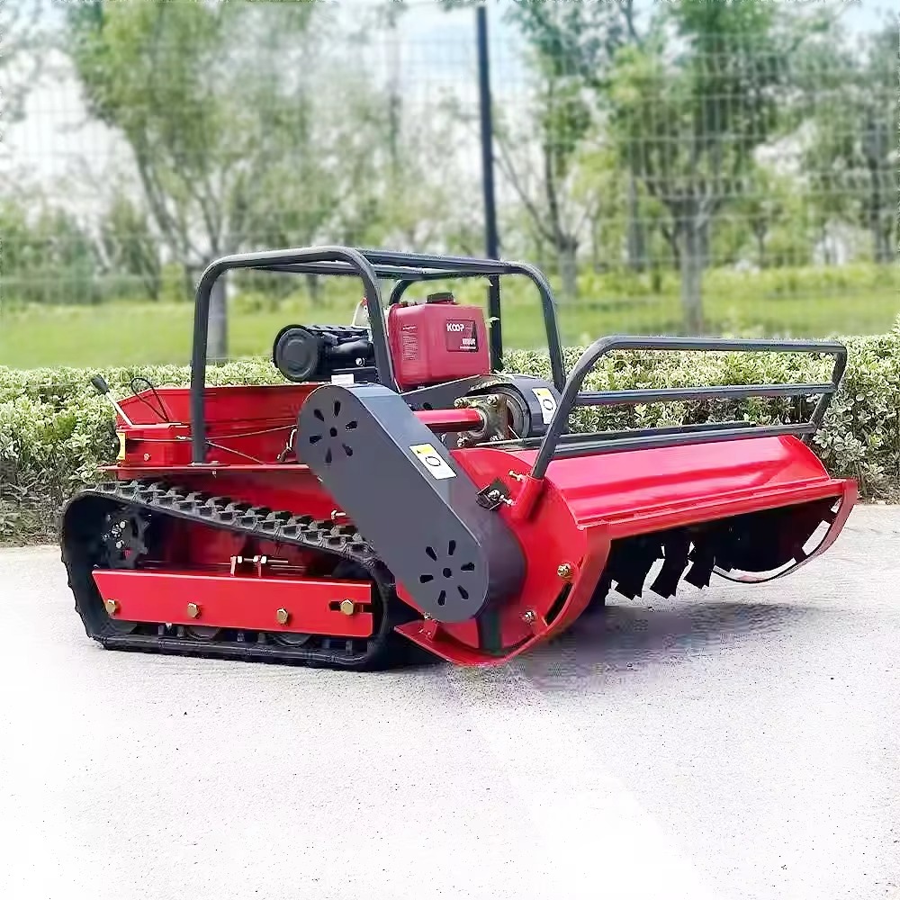 Remote Controlled Tracked Mulc - مراجعة Lawn Mower Battery وسعره