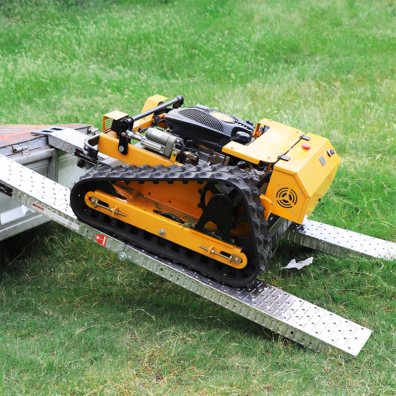 Remote Controlled Tracked Mulc - مراجعة Lawn Mower Battery وسعره
