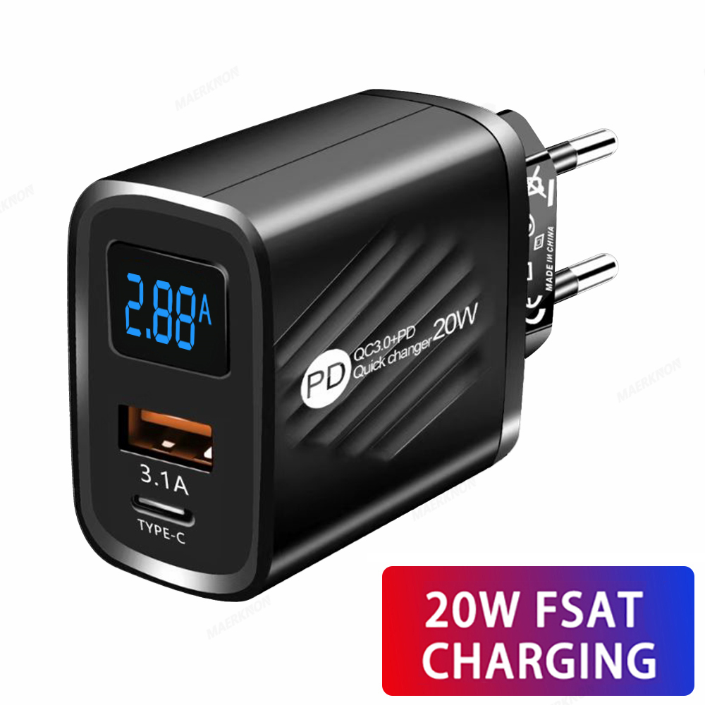 PD 20W USB C Charger Fast Char - مراجعة Outdoor Usb Power Adapter وسعره