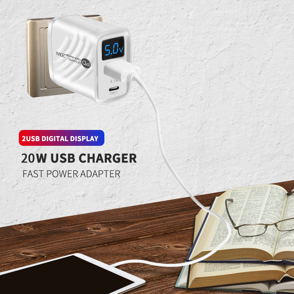 PD 20W USB C Charger Fast Char - مراجعة Outdoor Usb Power Adapter وسعره