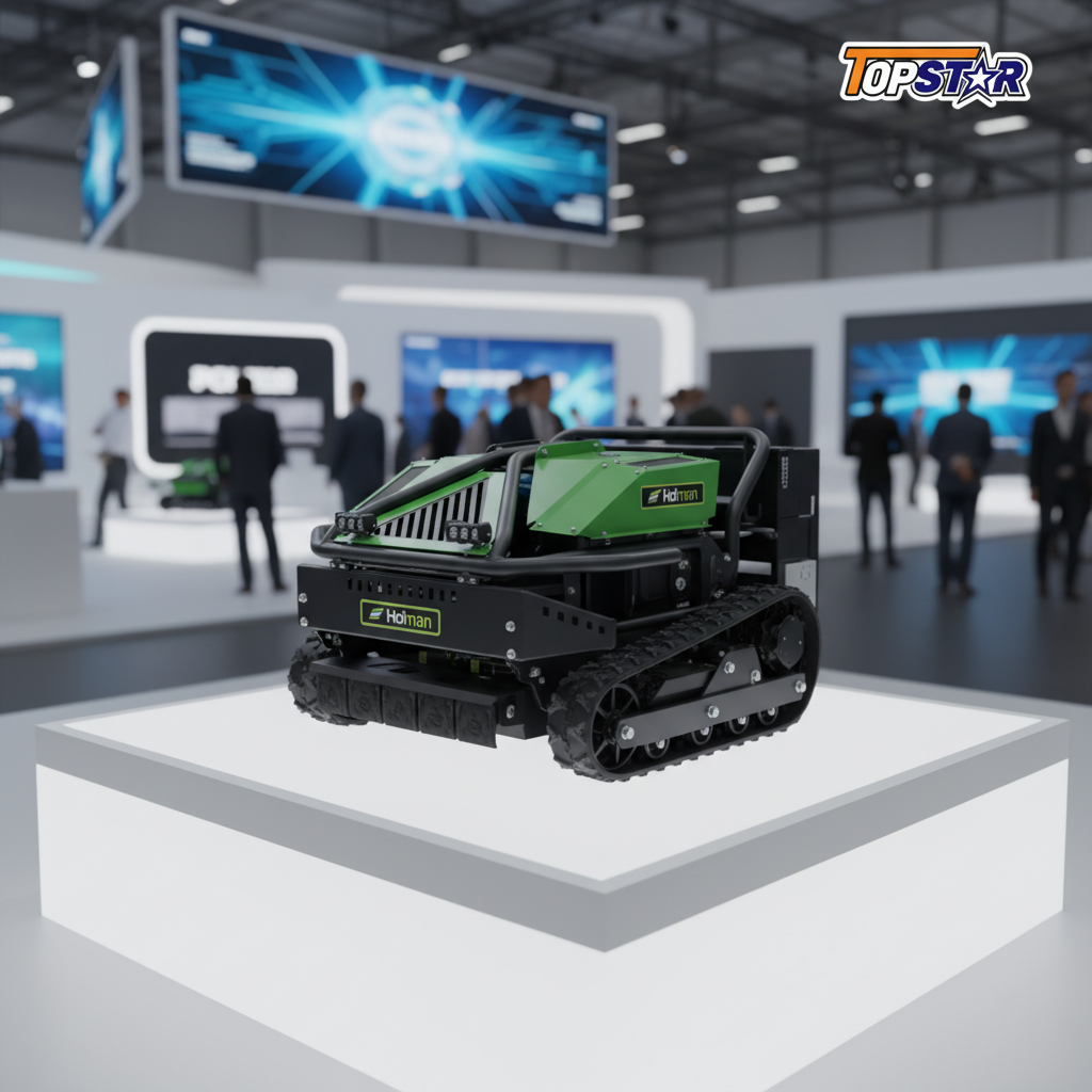 Tracked Remote Control Lawn Mo - مراجعة Lawn Mower Battery وسعره