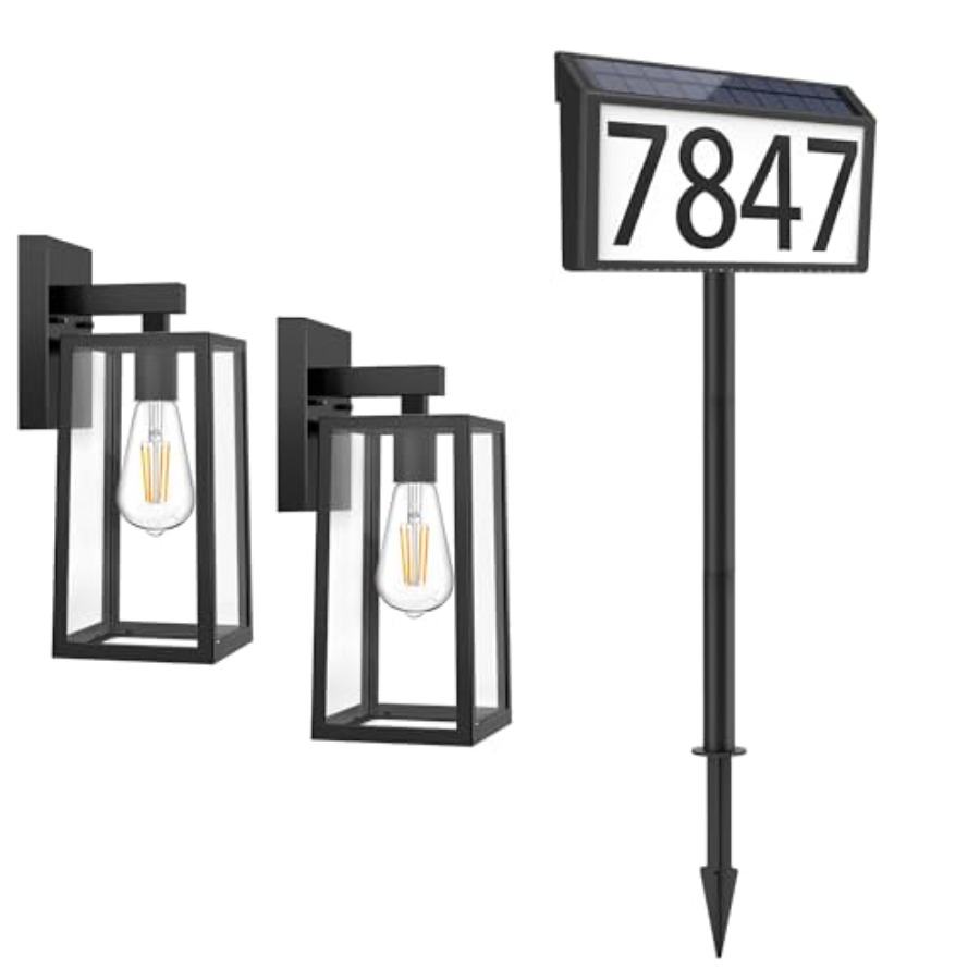 2-Pack Outdoor Wall Sconce Wat - مراجعة Outdoor Powerwall وسعره