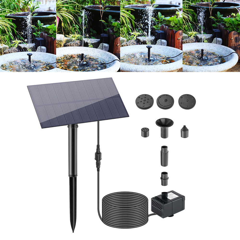 5W 5V Water Fountain Garden De - مراجعة Outdoor Power Stake وسعره