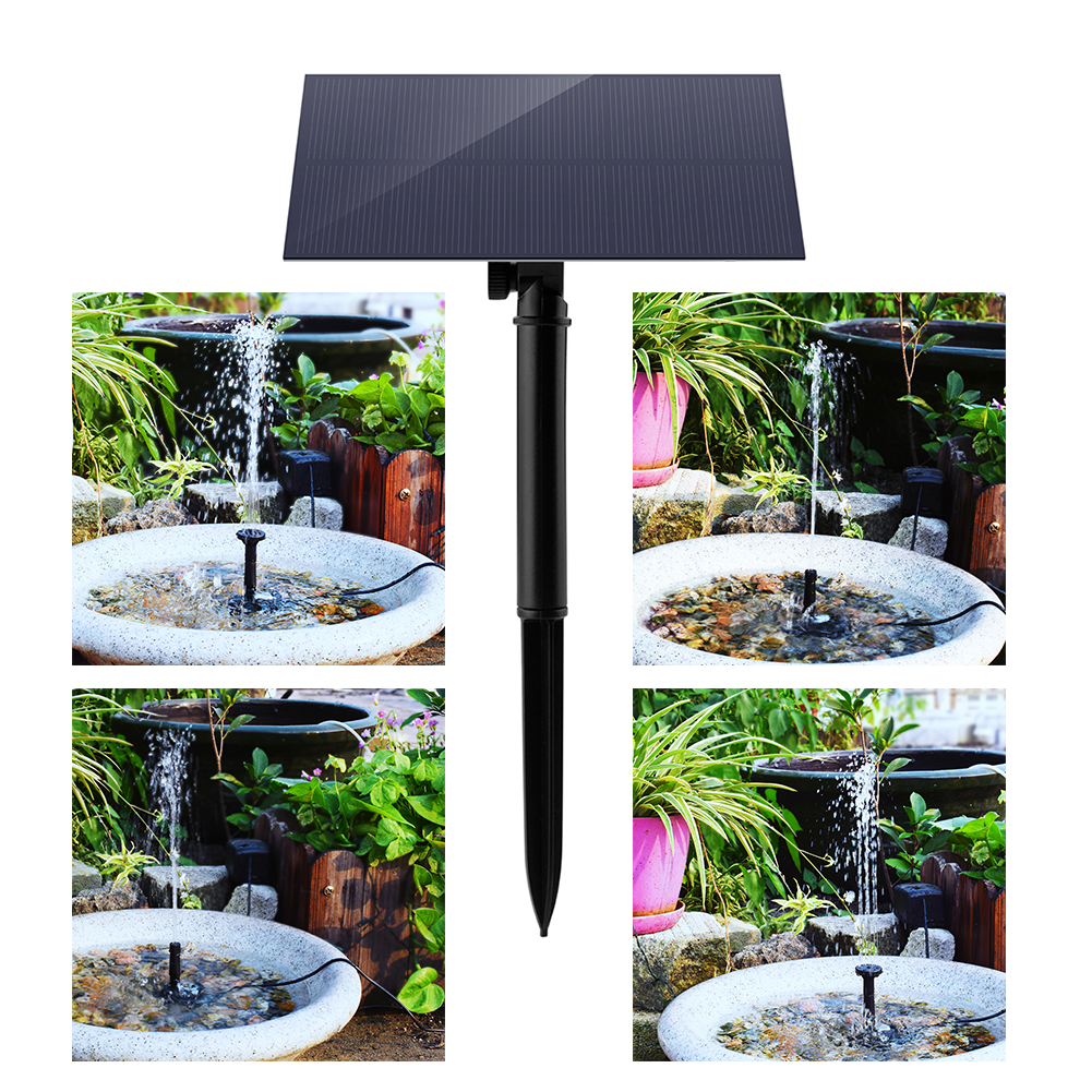 5W 5V Water Fountain Garden De - مراجعة Outdoor Power Stake وسعره