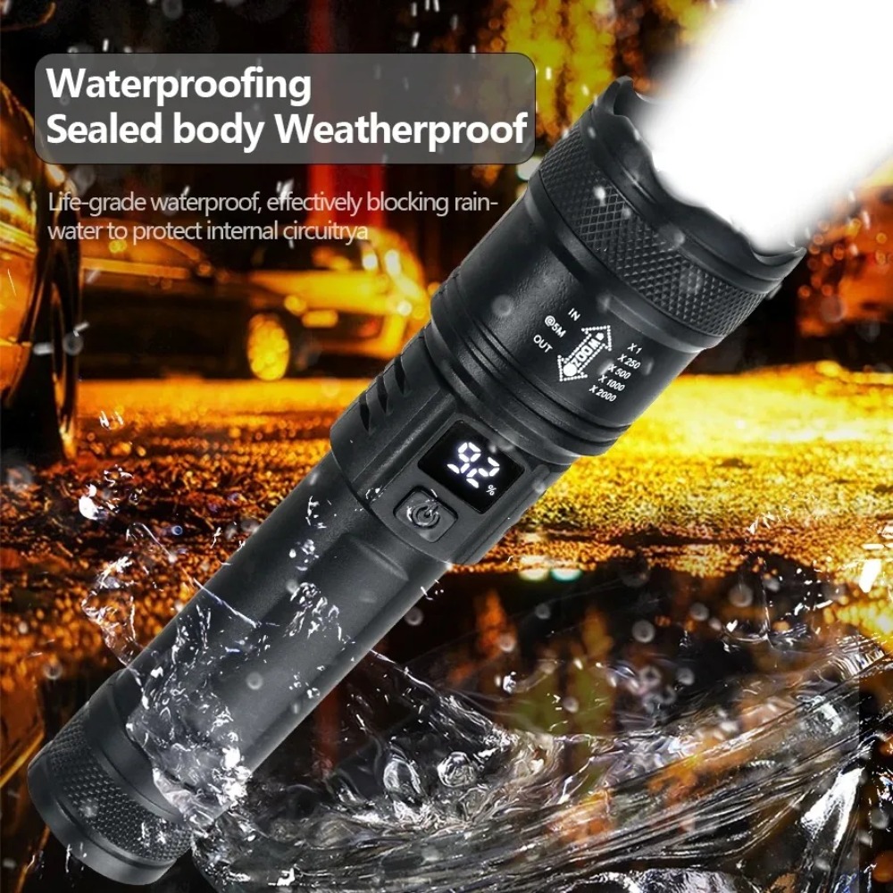 Rechargeable LED Flashlight Zo - مراجعة Outdoor Power Supply وسعره