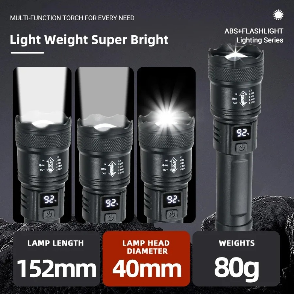 Rechargeable LED Flashlight Zo - مراجعة Outdoor Power Supply وسعره