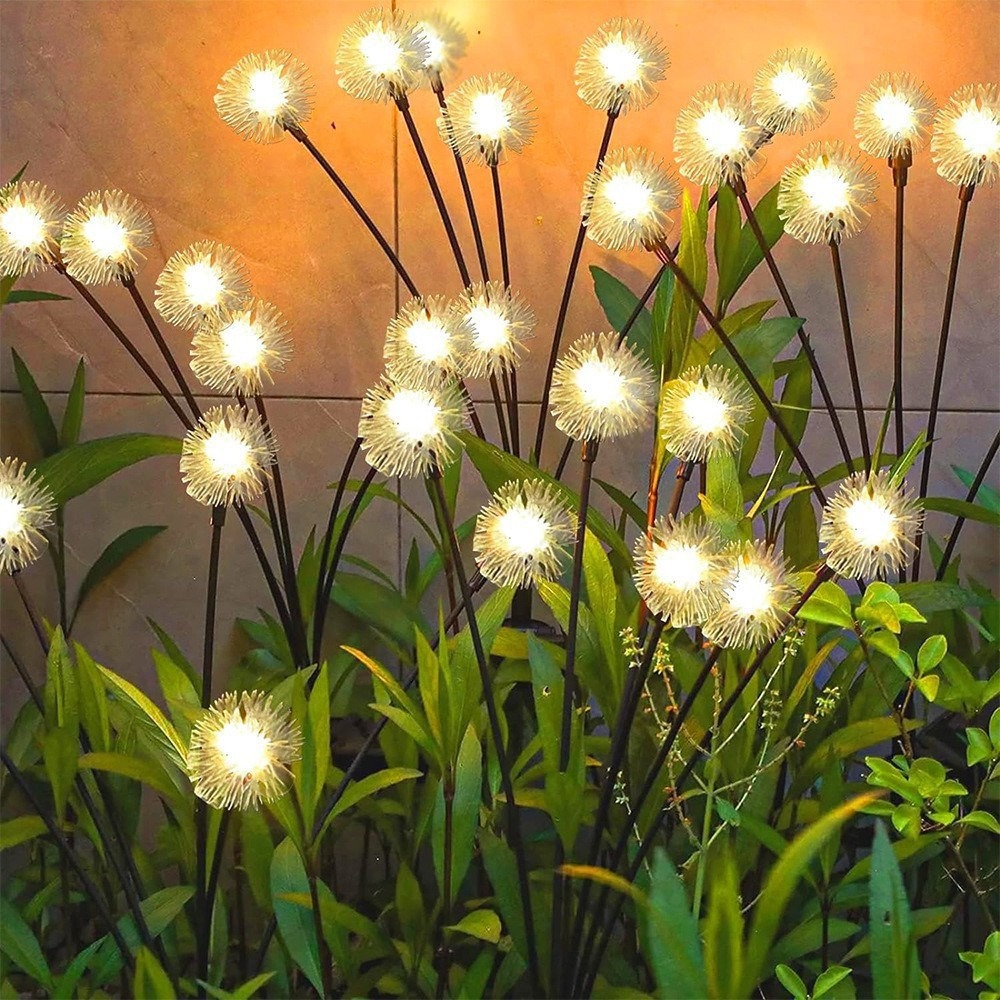 6LED Solar Dandelion Stake Lig - مراجعة Outdoor Power Stake وسعره