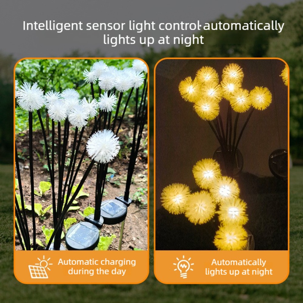 6LED Solar Dandelion Stake Lig - مراجعة Outdoor Power Stake وسعره