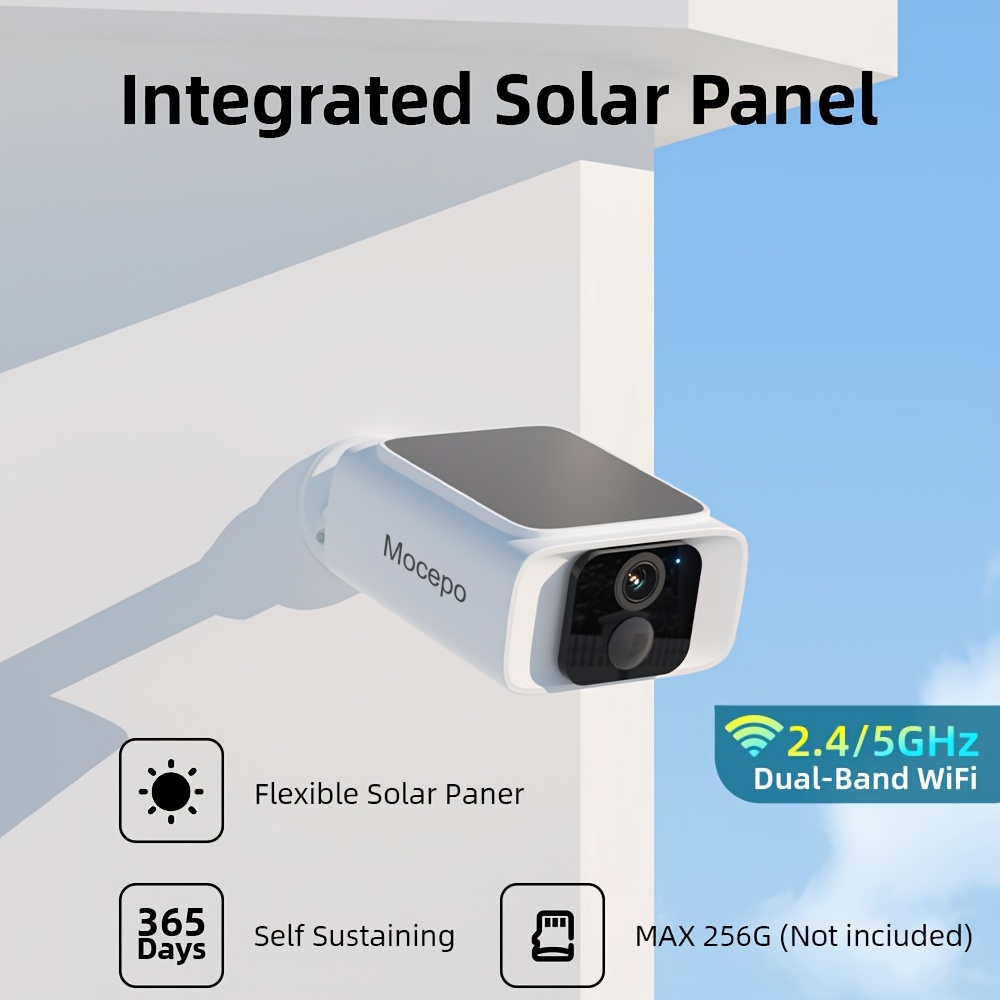 1/2/4pcs HEIYOUCAM 4MP Solar S - مراجعة Outdoor Power Point وسعره