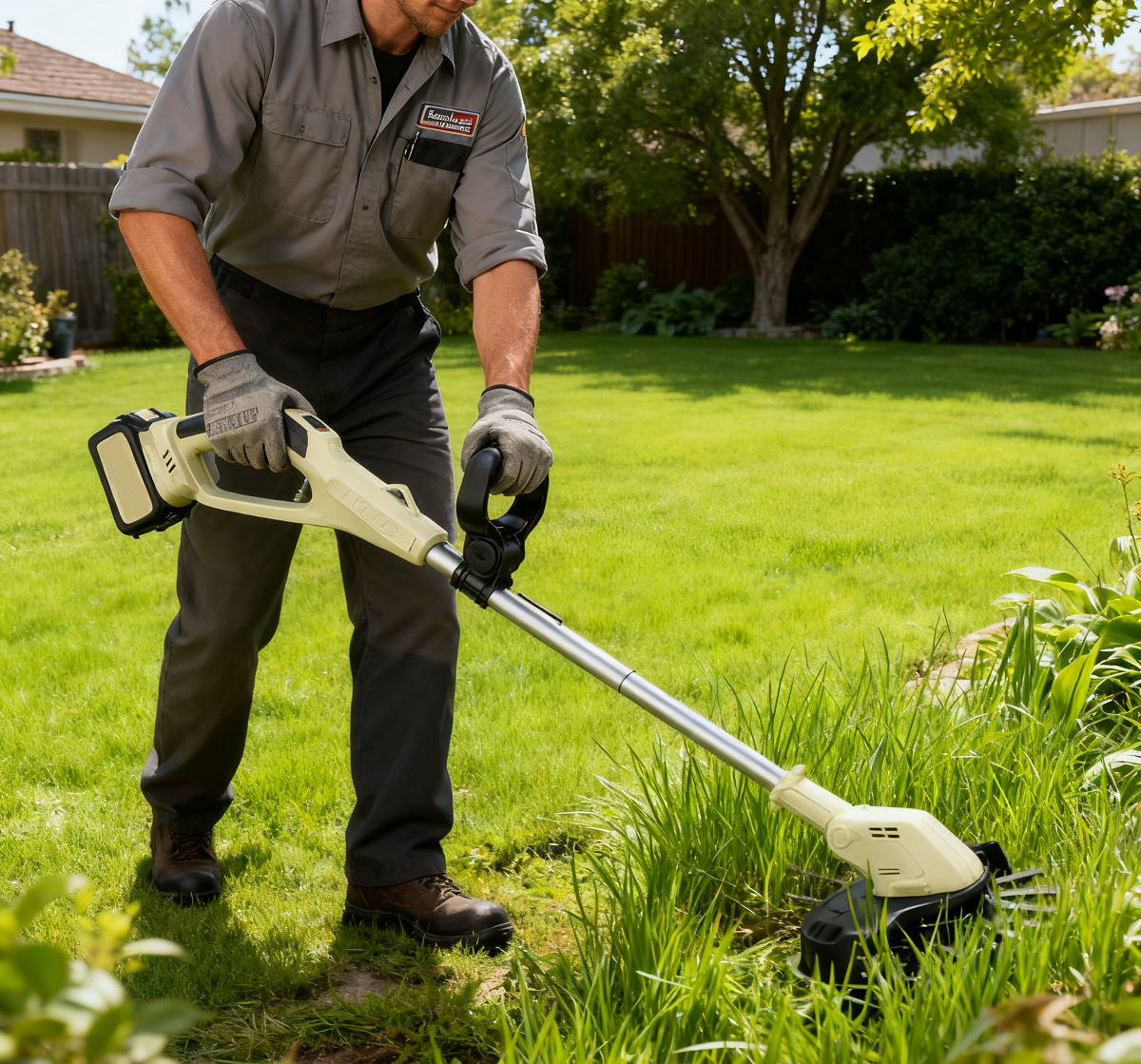 Electric Lawn Mower Garden Tri - مراجعة Lawn Mower Battery وسعره