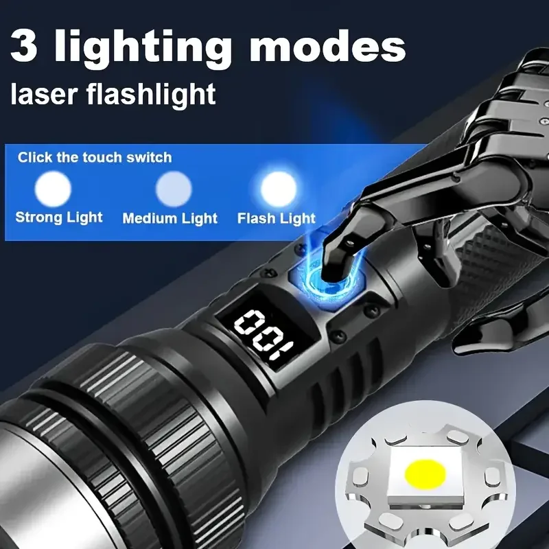 900000LM Powerful LED Flashlig - مراجعة Outdoor Power Inc وسعره