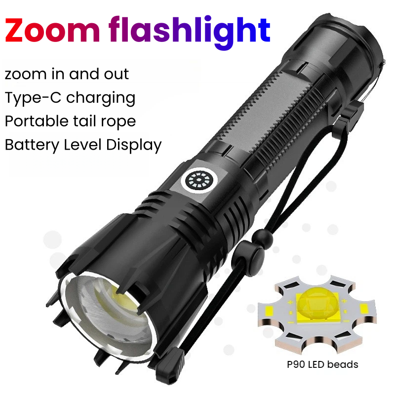 High-power P90 LED Flashlight  - مراجعة Outdoor Power Inc وسعره
