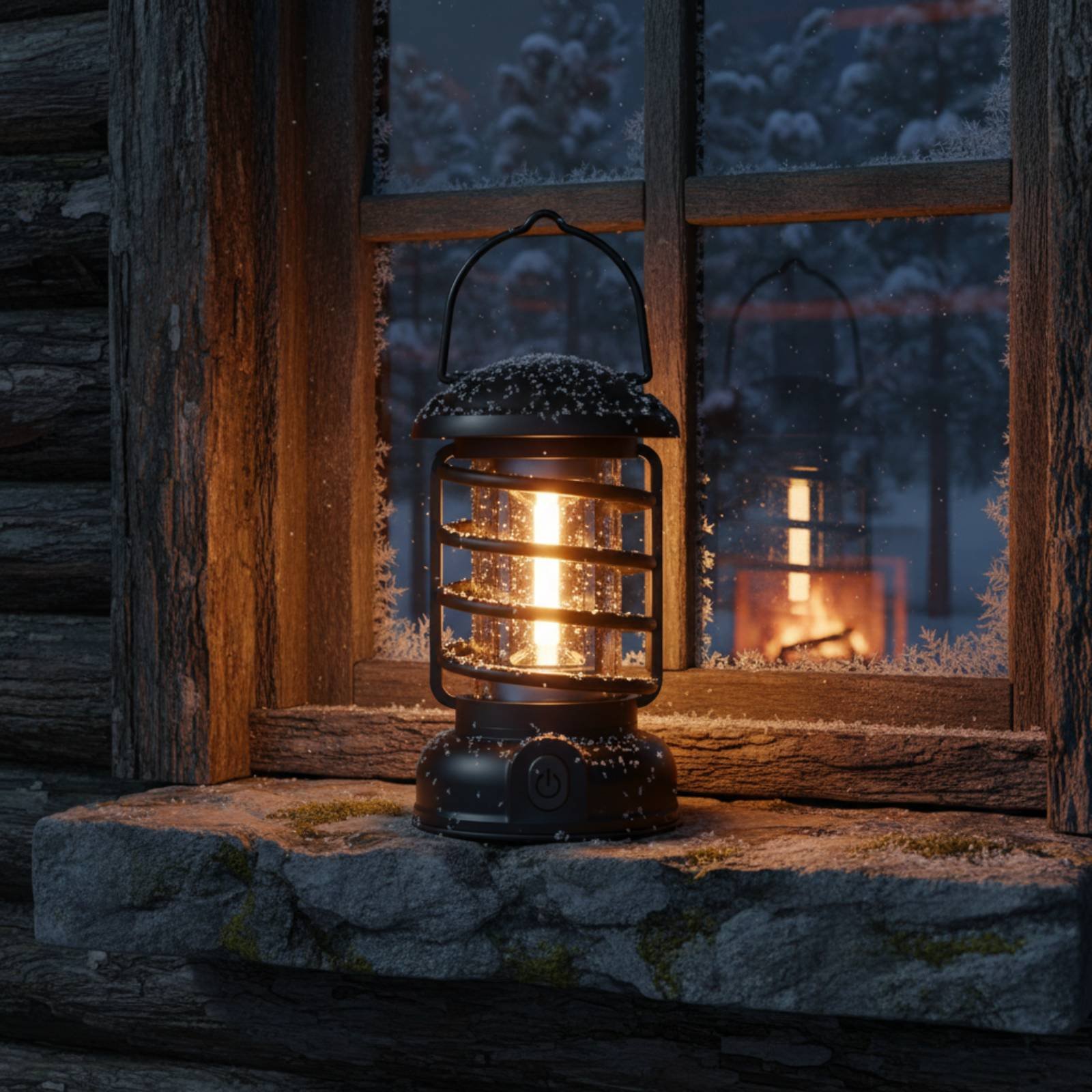 Retro Camping Lantern Two-Way  - مراجعة Outdoor Power Supply وسعره