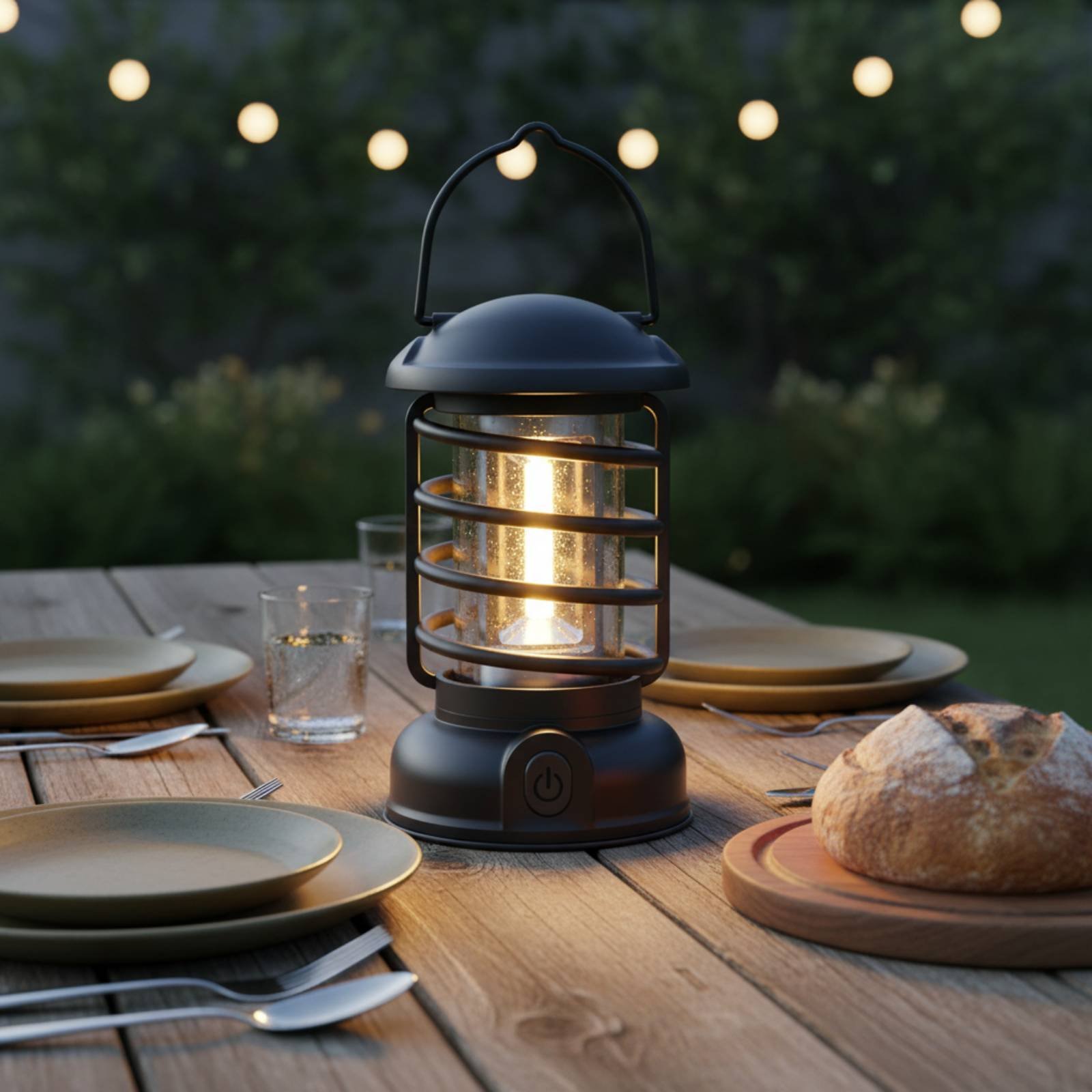 Retro Camping Lantern Two-Way  - مراجعة Outdoor Power Supply وسعره