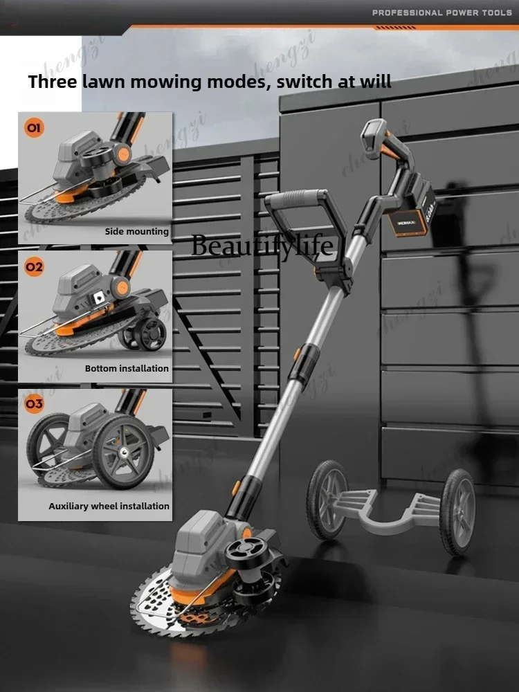 Electric lawn mower small hous - مراجعة Lawn Mower Battery وسعره