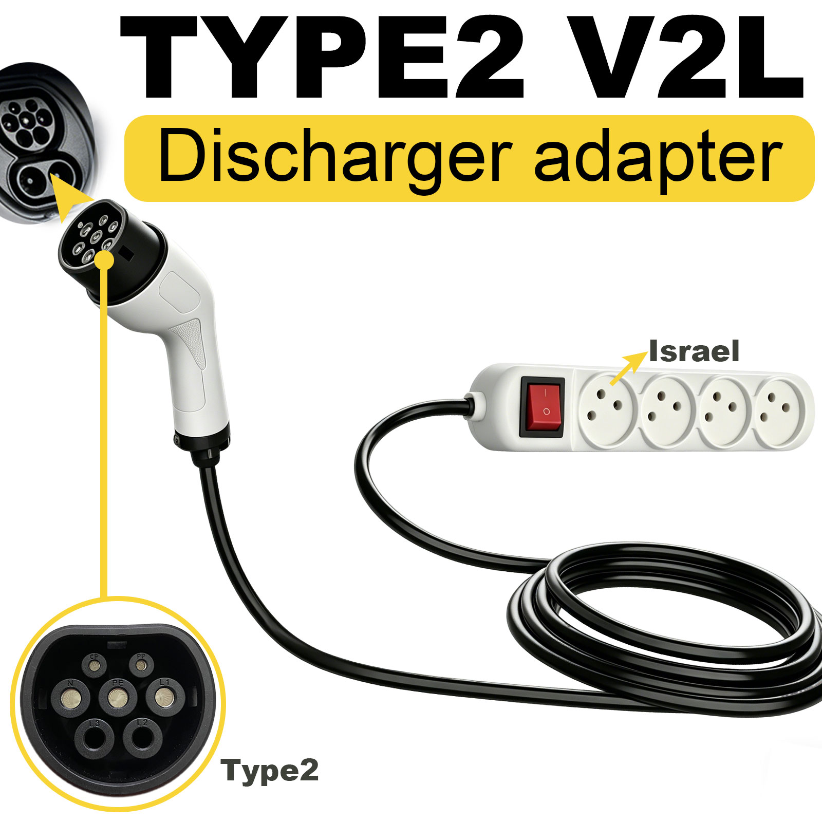Type2 V2L Discharge Adapter Is - مراجعة Outdoor Powerwall وسعره
