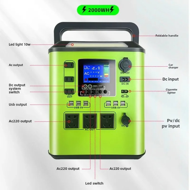 Outdoor Portable 500W Lithium  - مراجعة Outdoor Power Tool Storage وسعره