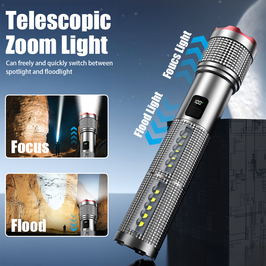 5000 MAH Powerful LED Flashlig - مراجعة Outdoor Power Supply وسعره
