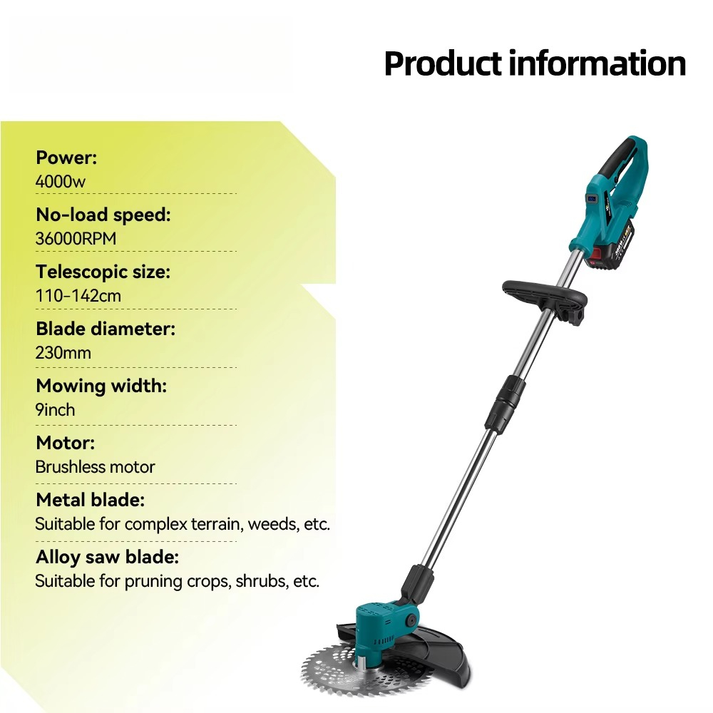 4000W Electric Lawn Mower for  - مراجعة Lawn Mower Battery وسعره