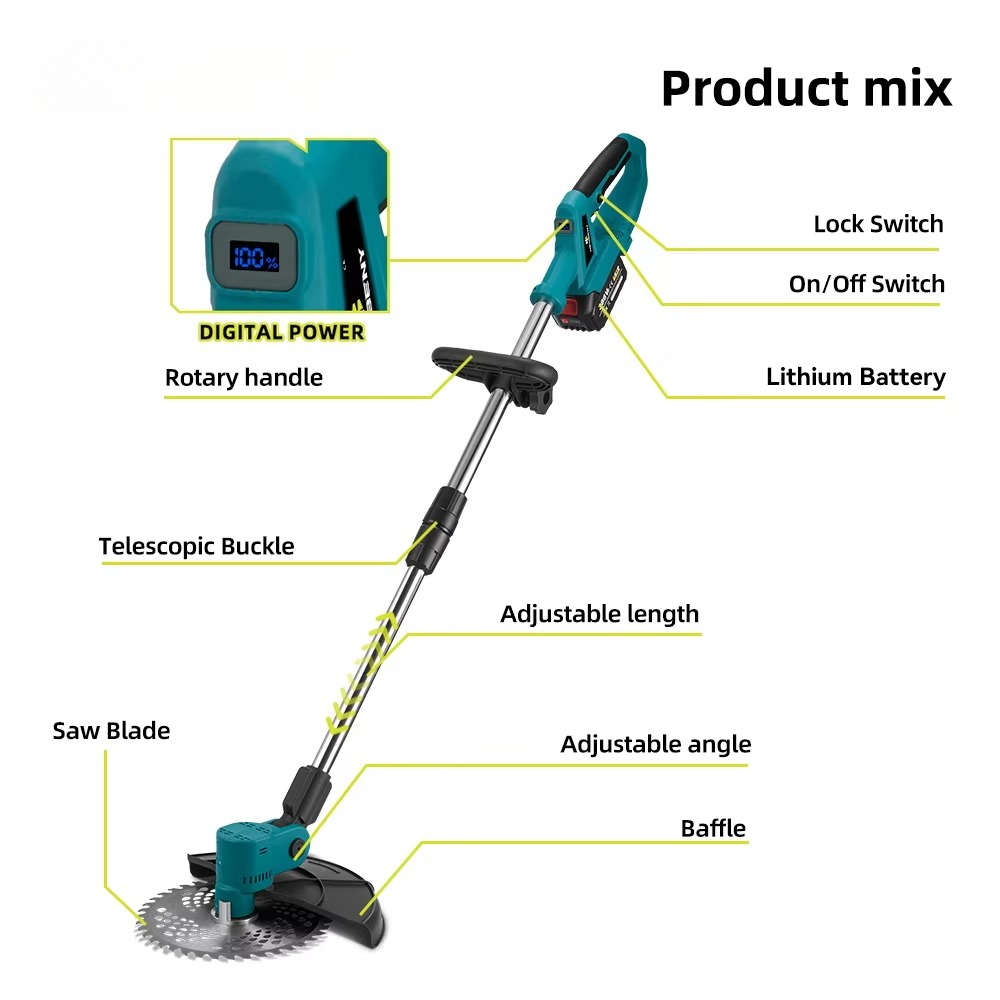4000W Electric Lawn Mower for  - مراجعة Lawn Mower Battery وسعره