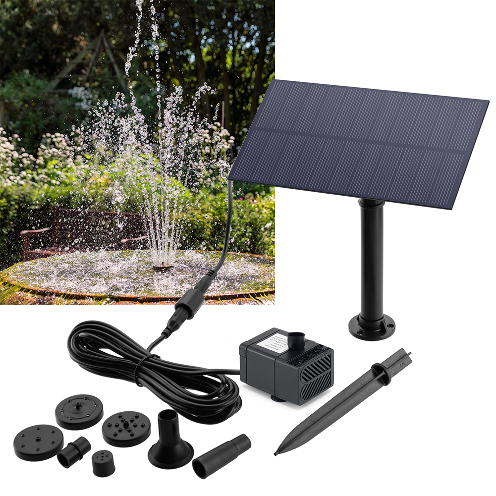 5W 5V Solar Water Pump Garden  - مراجعة Outdoor Power Stake وسعره