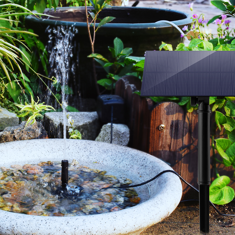 5W 5V Solar Water Pump Garden  - مراجعة Outdoor Power Stake وسعره