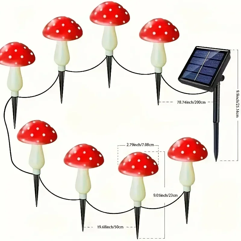 8/12/20 Head Solar Mushroom Li - مراجعة Outdoor Power Stake وسعره