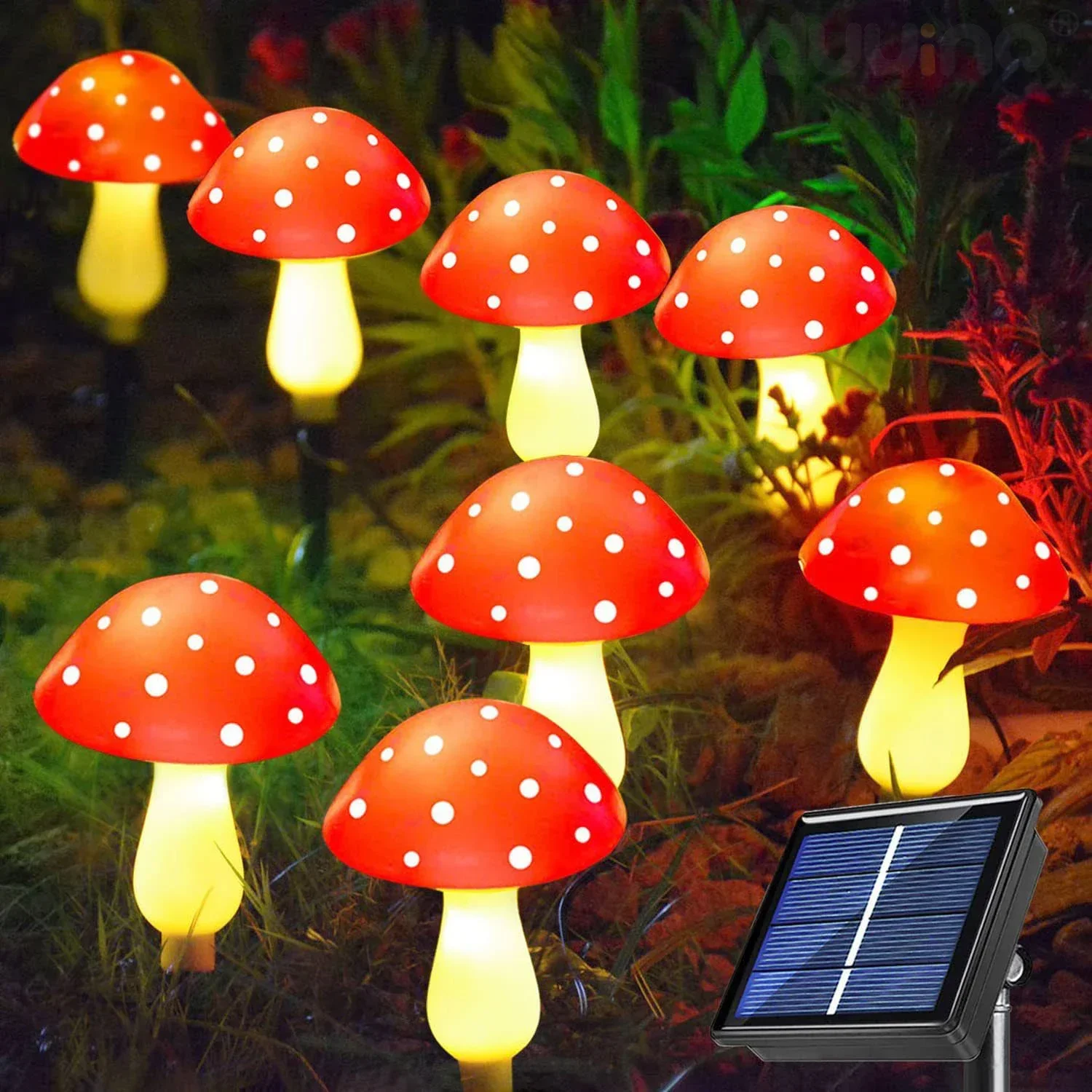 8/12/20 Head Solar Mushroom Li - مراجعة Outdoor Power Stake وسعره