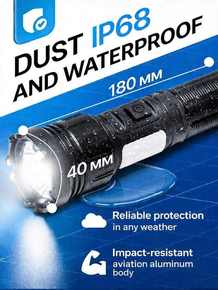 Laser Handheld Flashlight Rech - مراجعة Outdoor Power Inc وسعره