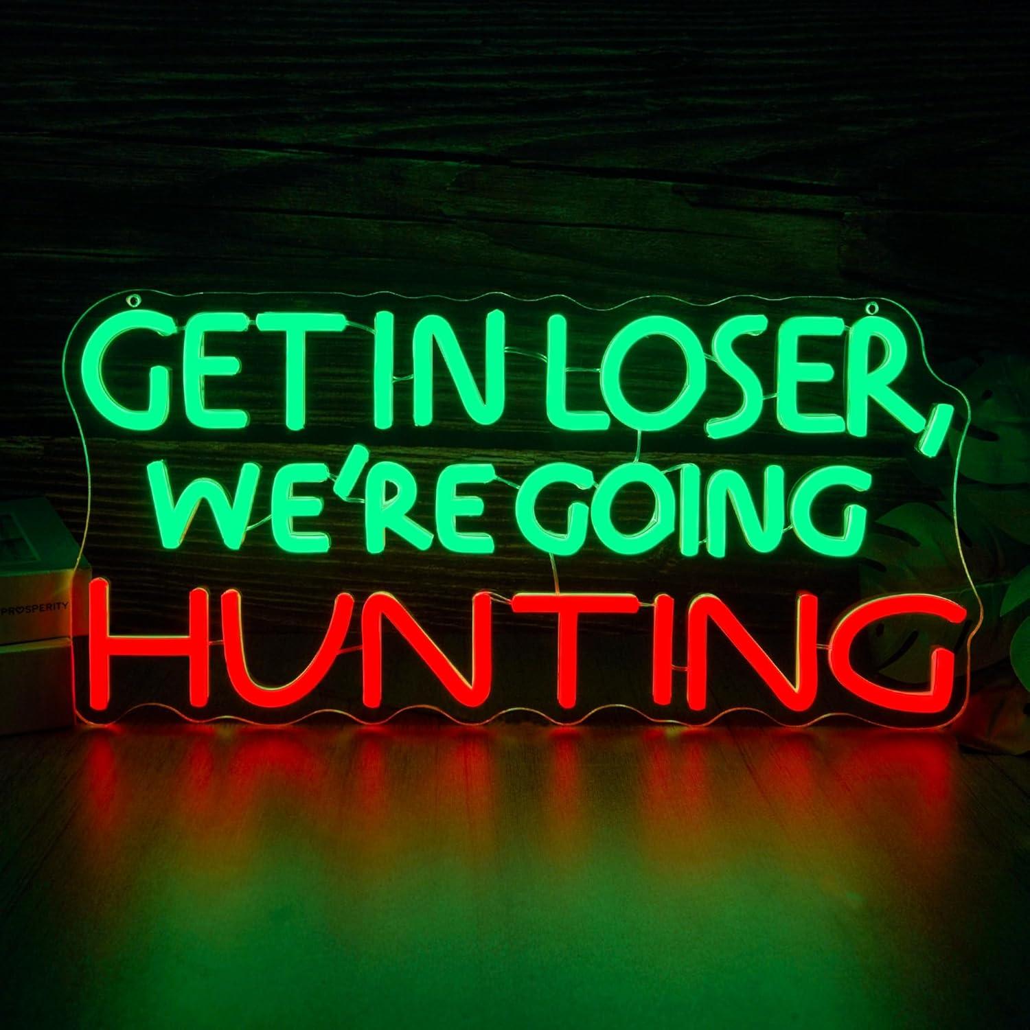 Funny Hunting Neon Sign LED Li - مراجعة Outdoor Powerwall وسعره