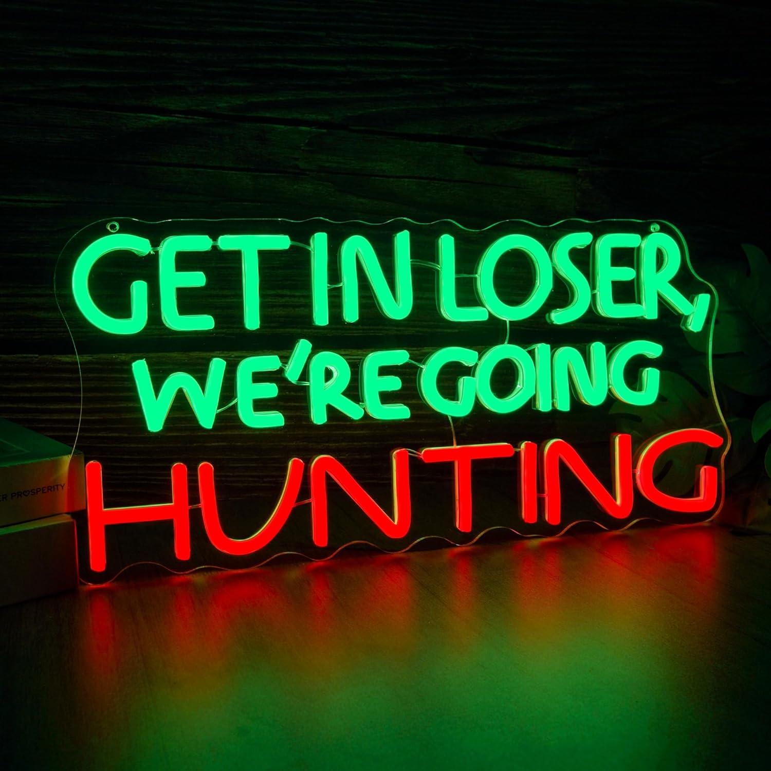 Funny Hunting Neon Sign LED Li - مراجعة Outdoor Powerwall وسعره